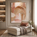 Blush, rose and soft pinks