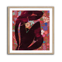 Matisse Garden Red II Square