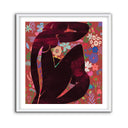 Matisse Garden Red II Square