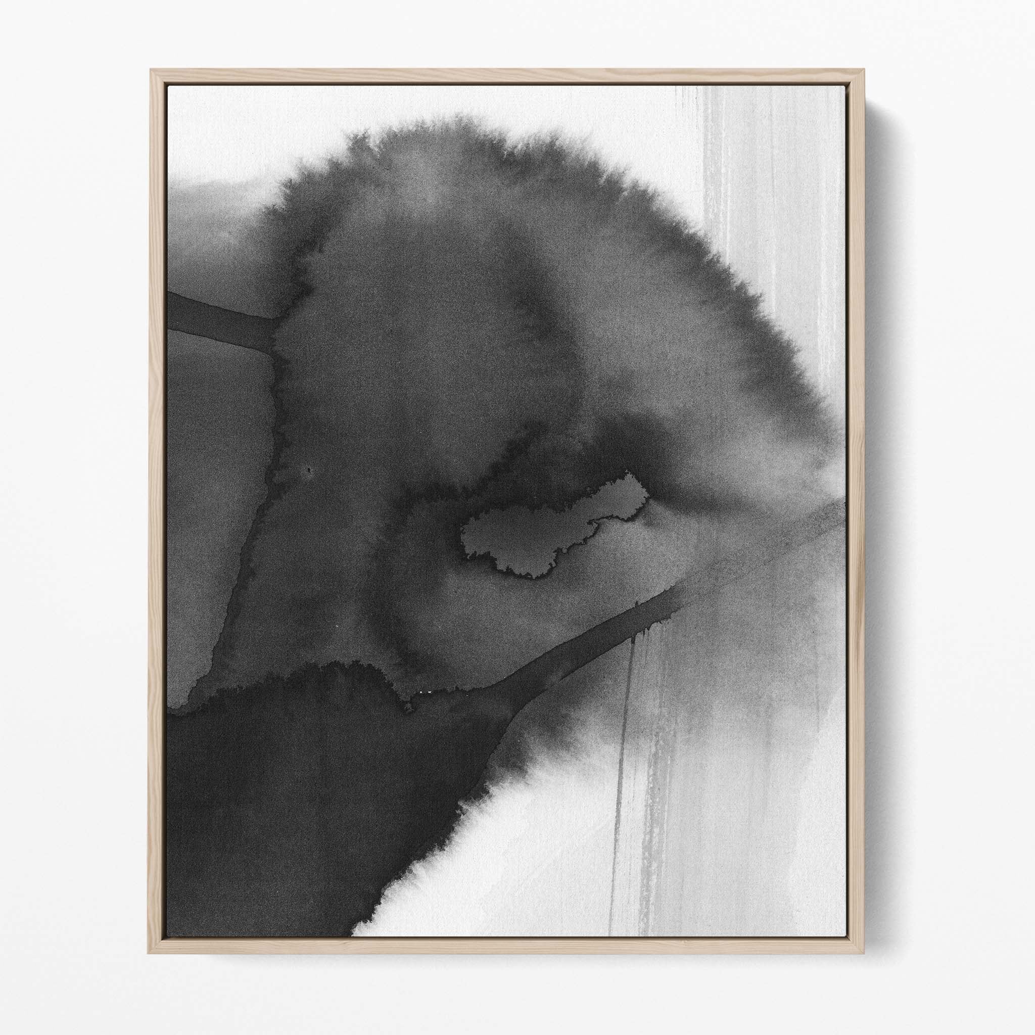 Monochrome Ink Bleed III – Emma Street Studio