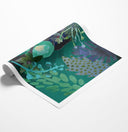 Painterly Collage Green I