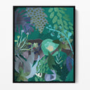 Painterly Collage Green I