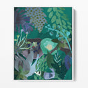 Painterly Collage Green I