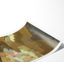 Pastel Landscape Dark Square